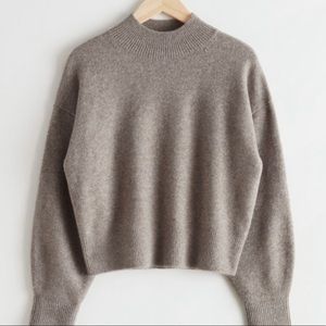 &Other Stories Mockneck Sweater - M, $99 retail